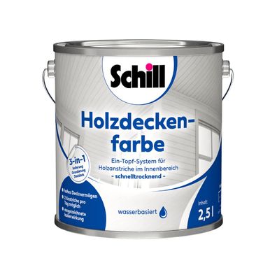 Schill Holzdeckenfarbe Inhalt:2,5 Liter