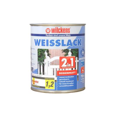 Wilckens Weißlack 2 in 1 Inhalt:0,75 Liter