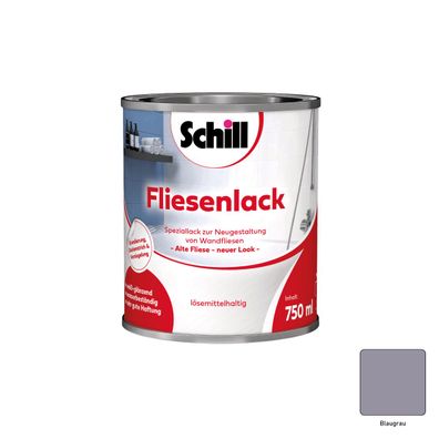 Schill Fliesenlack Inhalt:0,75 Liter Farbton: Blaugrau