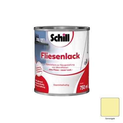 Schill Fliesenlack Inhalt:0,75 Liter Farbton: Sonnengelb