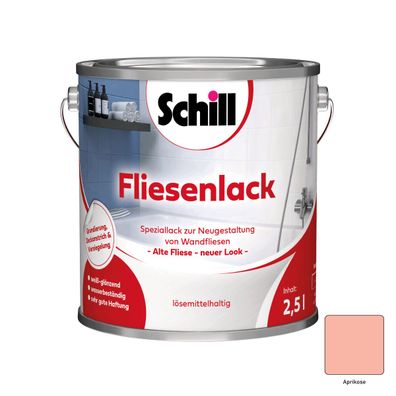 Schill Fliesenlack Inhalt:2,5 Liter Farbton: Aprikose