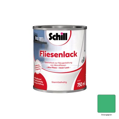 Schill Fliesenlack Inhalt:0,75 Liter Farbton: Smaragdgrün