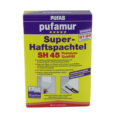 Pufas Pufamur Super-Haftspachtel SH 45 Inhalt:2 kg