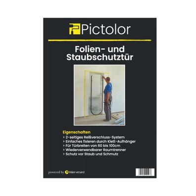 Pictolor® Folien- und Staubschutztür
