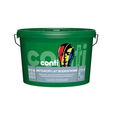 Conti® Methacrylat-Bodenfarbe Bodenbeschichtung Inhalt:12,5 Liter Farbe: Hellgrau