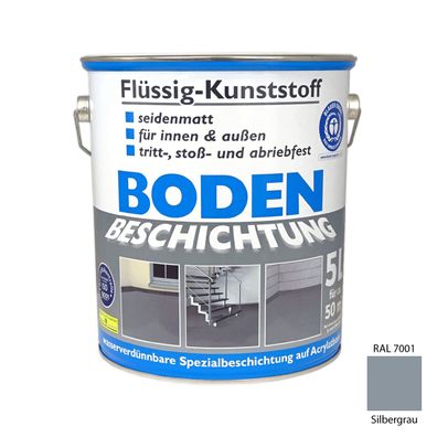 Wilckens Neutral Bodenbeschichtung LF Farbton: RAL 7001 ? Silbergrau