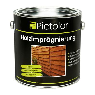 Pictolor® Holzimprägnierung Inhalt:2,5 Liter