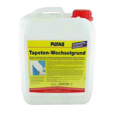 Pufas Tapeten-Wechselgrund Tapeziergrund Inhalt:5 Liter