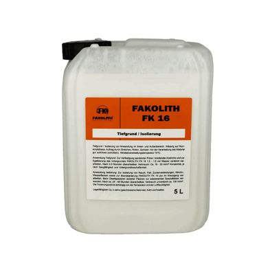 Fakolith FK 16 Tiefgrund - Isolierung Inhalt:5 Liter