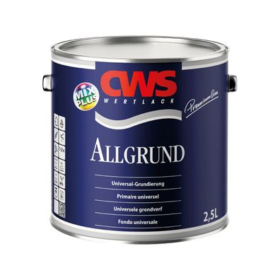 CWS Wertlack®Allgrund Inhalt:2,5 Liter Farbton: Weiß