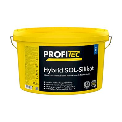 ProfiTec Hybrid SOL-Silikat P 452 Hybrid-Fassadenfarbe Inhalt:5 Liter