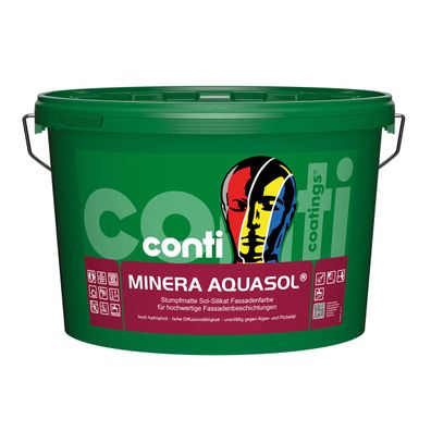 Conti® Minera AquaSol® Silikat-Fassadenfarbe Inhalt:12,5 Liter