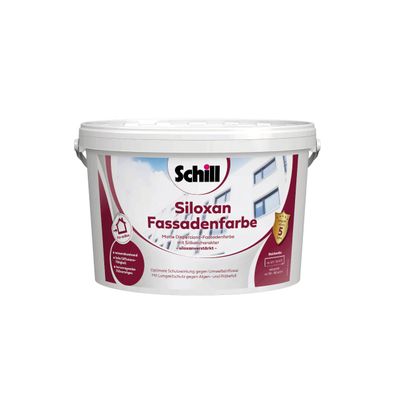 Schill Siloxan Fassadenfarbe Inhalt:5 Liter