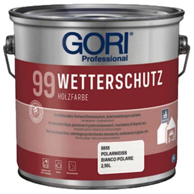 Gori 99 Wetterschutz Inhalt:2,5 Liter Farbton: Polarweiss