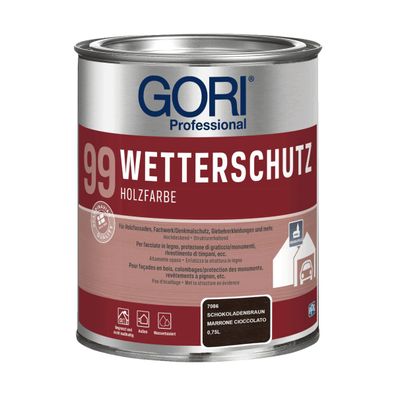 Gori 99 Wetterschutz Inhalt:0,75 Liter Farbton: Schokolade