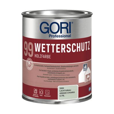 Gori 99 Wetterschutz Inhalt:0,75 Liter Farbton: Lichtgrau