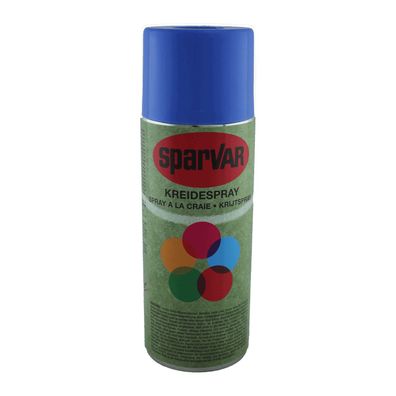 Sparvar Markierspray Kreidespray Leuchtfarben Farbe: Leuchtblau