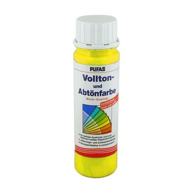 Pufas Vollton- und Abtönfarbe Inhalt:250 ml Farbton:512 konstantgelb
