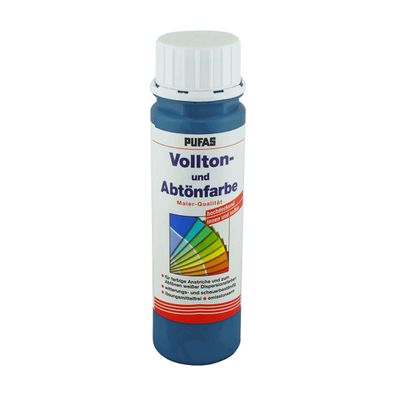 Pufas Vollton- und Abtönfarbe Inhalt:250 ml Farbton:555 mattblau