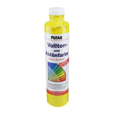 Pufas Vollton- und Abtönfarbe Inhalt:750 ml Farbton:501 gelb