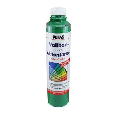 Pufas Vollton- und Abtönfarbe Inhalt:750 ml Farbton:505 grün
