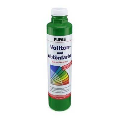 Pufas Vollton- und Abtönfarbe Inhalt:750 ml Farbton:509 chromoxidgrün