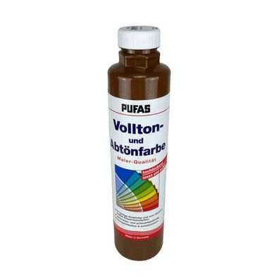 Pufas Vollton- und Abtönfarbe Inhalt:750 ml Farbton:554 erdbraun