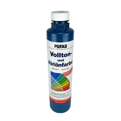 Pufas Vollton- und Abtönfarbe Inhalt:750 ml Farbton:555 mattblau