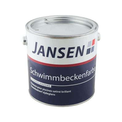 Jansen Schwimmbeckenfarbe 2,5 Liter Farbe:10 - Weiß