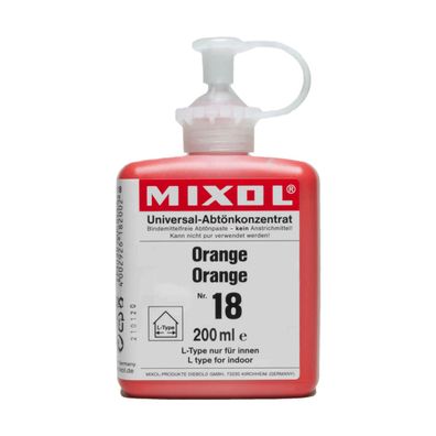 Mixol Innenfarben Abtönkonzentrat Inhalt:200 ml Farbton: Orange
