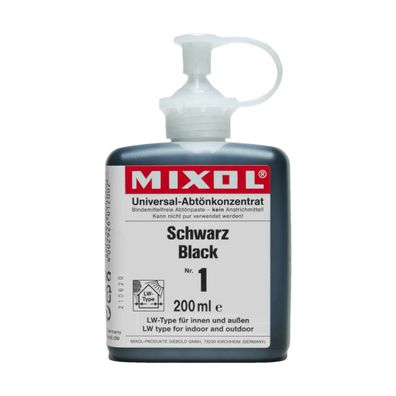 Mixol Abtönkonzentrat Inhalt:200 ml Farbton: Schwarz