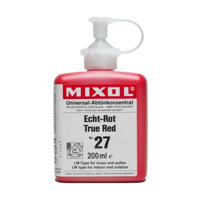 Mixol Abtönkonzentrat Inhalt:200 ml Farbton: Echt-Rot