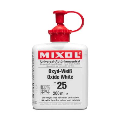 Mixol Oxyd Abtönkonzentrat Inhalt:200 ml Farbton: Oxyd-Weiß
