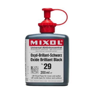 Mixol Oxyd Abtönkonzentrat Inhalt:200 ml Farbton: Oxyd-Brillant-Schwarz