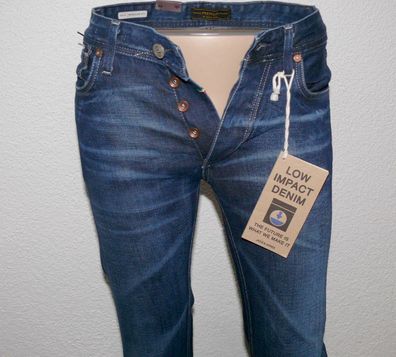 Jack & Jones Nick Classic BL 115 PRM Herren Jeans Hose Regular W29 L32 Dk. Blau