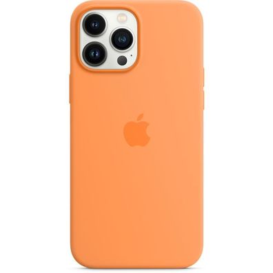 Apple Magsafe Silikon Mikrofaser Cover Hülle für iPhone 13 Pro Max - Marigold EU Ware