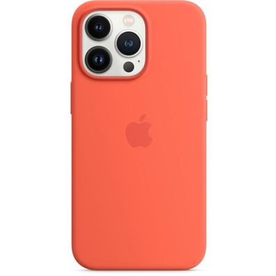 Apple Magsafe Silikon Mikrofaser Cover Hülle für iPhone 13 Pro - Pink Pomelo EU Ware