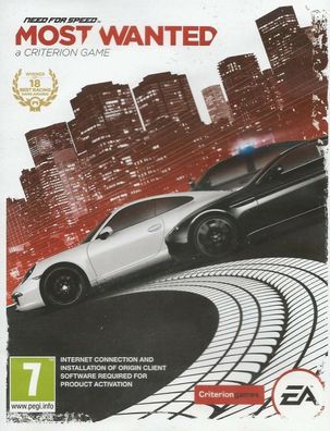 Need For Speed Most Wanted (PC, 2014, Nur der Origin Key Download Code) Keine DVD