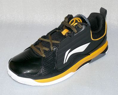 Lining D579 AWS Cushio Stoß Herren Sport Schuhe Leder Sneaker 42 1/3 UK 8 Schw-O