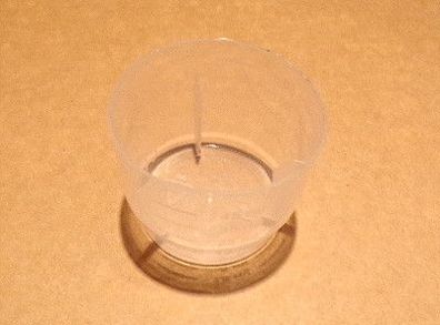 50ml Kunststoff Messbecher Becherglas mit Einteilung klar Hobby Küche Labor