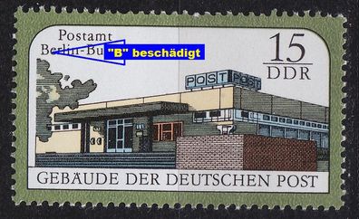 Germany DDR [1988] MiNr 3145 F2 ( * * / mnh ) Plattenfehler