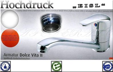 Eisl CULT DOLCE VITA2 Design Hochdruck Küchen Spültischarmatur wasserkran 111