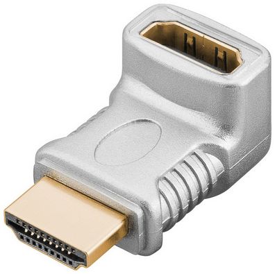 HDMI-Winkeladapter -90° vertikal HDMI-Stecker auf HDMI-Buchse