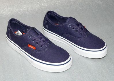Vans Authentic U'S POP Canvas Kids Schuhe Sneaker 31 UK13 Grown Blue True White