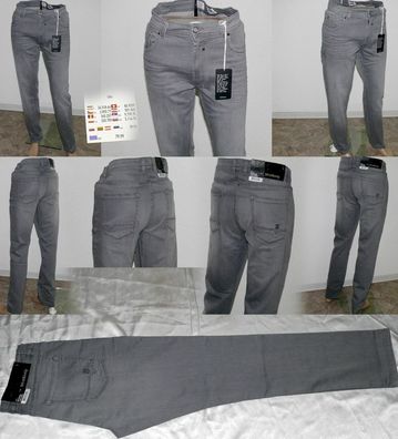 b X o Blue X Only Lars Grey 1210 Regular Fit Stretch Jeans W 36 40 L 32 34 Grau