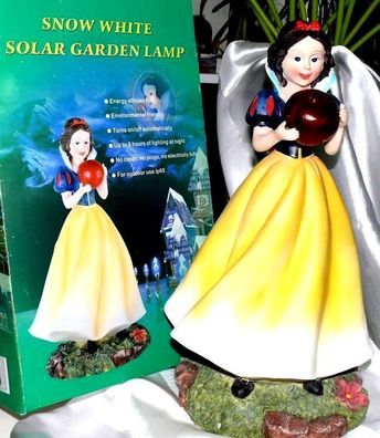 Garten LED Lampe Gartenfigur Solar Königin Figur LED Lampe Wasserschutz H-40cm