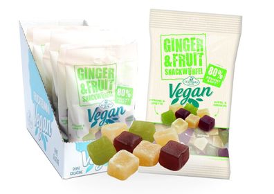 Lühders - 10er Vorratspackung Ginger & Fruits sour -vegan-