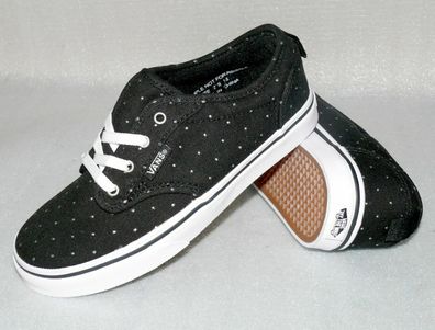 Vans Atwood LOW Ministuds Z'S Canvas Schuhe Boots Sneaker Black Weiß Gr 31 LC563