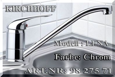 Kirchhoff LENA Spültischarmatur Spülbecken Küchenarmatur 360° Wasserhahn Chrom