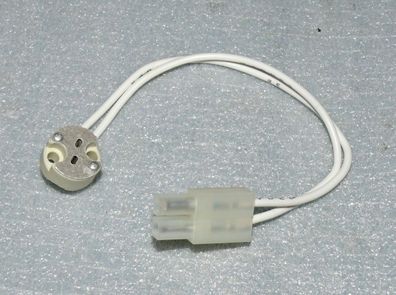 VDE Kabel Keramiksockel MR16 GU5.3 Fassung LED Halogen Spots Strahler 16cm K2